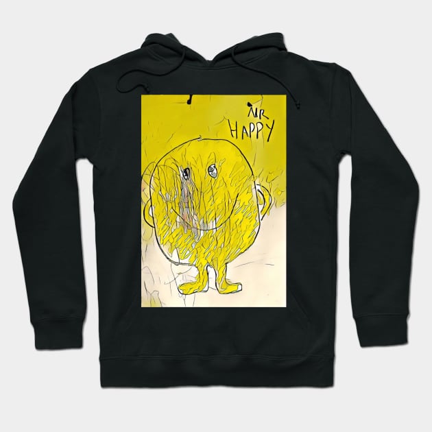 Mr  Happy Hoodie by Tovers